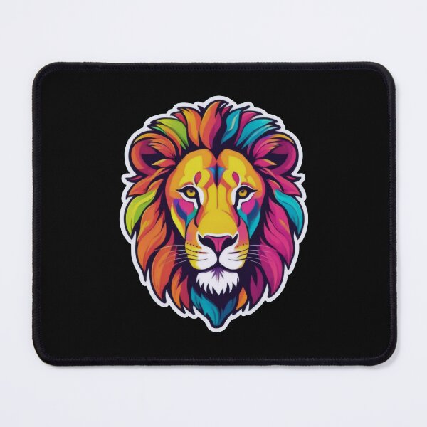 Item preview, Colorful Lion Head Design designed and sold by ArtCreator2023.