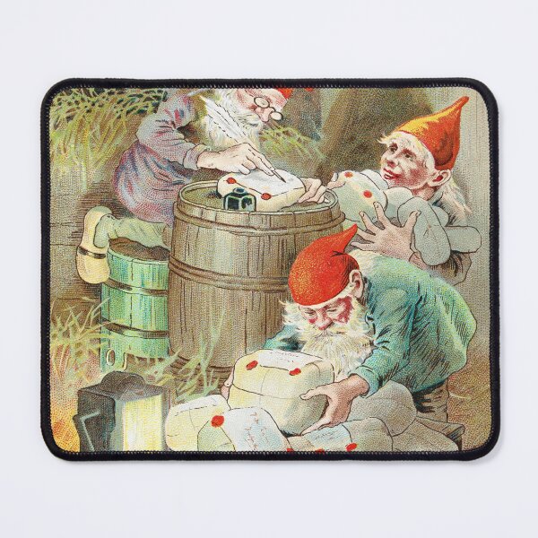 Item preview, Elves at Christmas by Jenny Nyström designed and sold by Vintage Designs +.