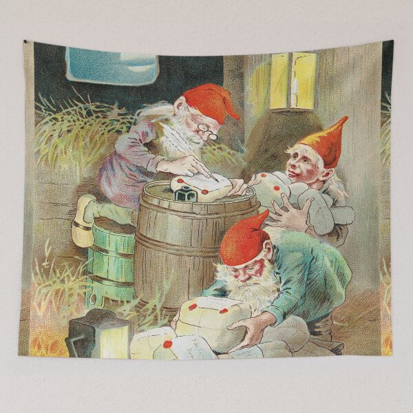 Item preview, Elves at Christmas by Jenny Nyström designed and sold by Vintage Designs +.