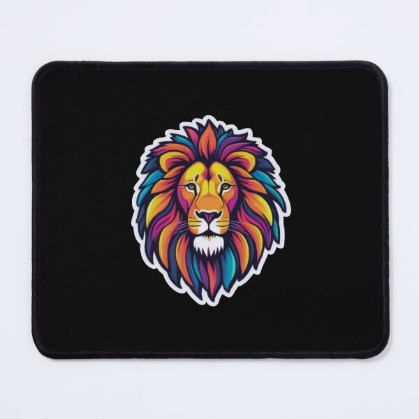 Item preview, Vivid Lion Pop Art Print designed and sold by ArtCreator2023.