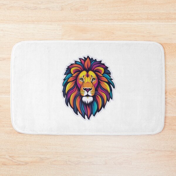 Item preview, Vivid Lion Pop Art Print designed and sold by ArtCreator2023.