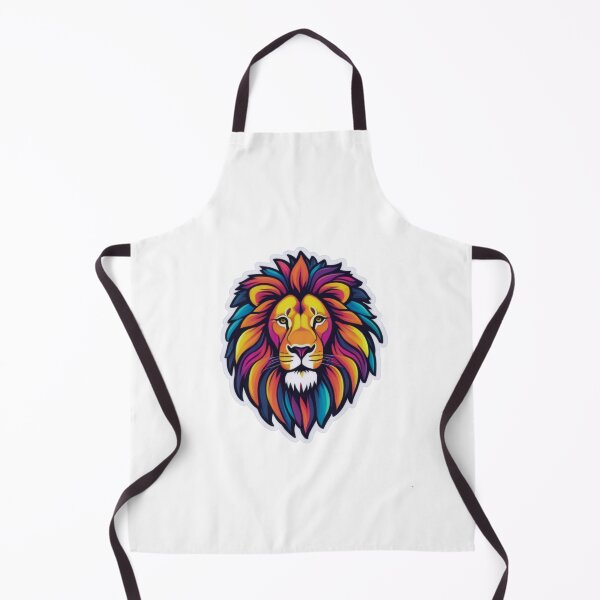 Item preview, Vivid Lion Pop Art Print designed and sold by ArtCreator2023.