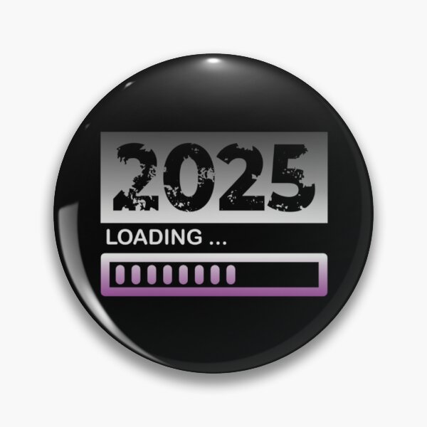 Item preview, 2025 Loading, Asexual pride flag graphic, New Year, 2025, New Years Eve, celebration, funny,  Countdown, Loading, New You, New Year Resolutions,   designed and sold by PrideBeProud.