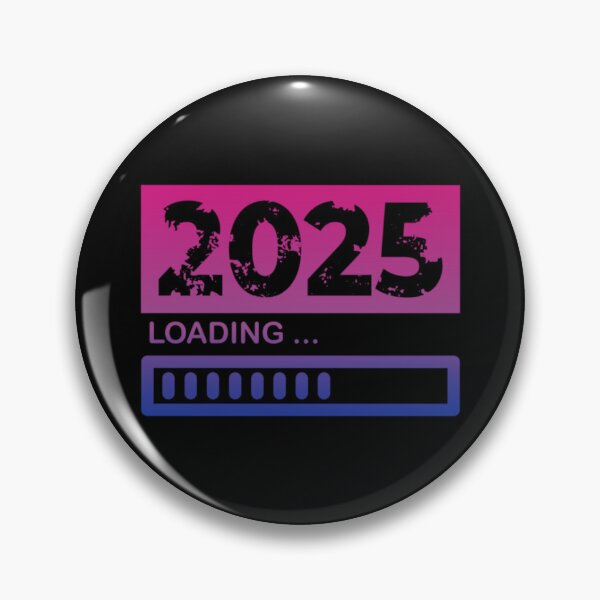 Item preview, 2025 Loading, Bisexual pride flag graphic, New Year, 2025, New Years Eve, celebration, funny,  Countdown, Loading, New You, New Year Resolutions,   designed and sold by PrideBeProud.