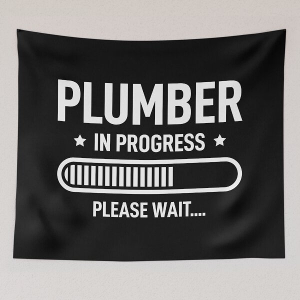 Item preview, Plumber In Progress Funny Plumbing Apprentice designed and sold by RareBunny.