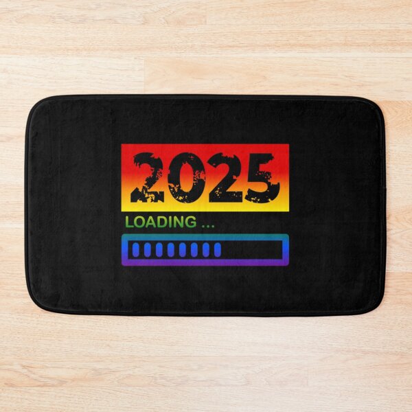 Item preview, 2025 Loading, Classic  pride flag graphic, New Year, 2025, New Years Eve, celebration, funny,  Countdown, Loading, New You, New Year Resolutions,   designed and sold by PrideBeProud.