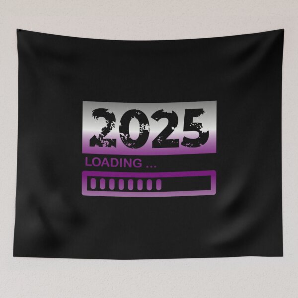 Item preview, 2025 Loading, Demisexual pride flag graphic, New Year, 2025, New Years Eve, celebration, funny,  Countdown, Loading, New You, New Year Resolutions,   designed and sold by PrideBeProud.