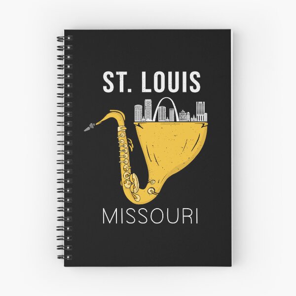 Item preview, St Louis Skyline Souvenir Saxophone Jazz Music Missouri St Louis designed and sold by DSWShirts.