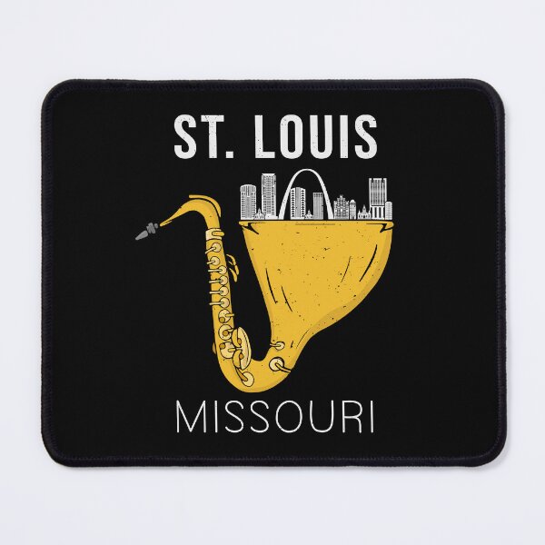 Item preview, St Louis Skyline Souvenir Saxophone Jazz Music Missouri St Louis designed and sold by DSWShirts.