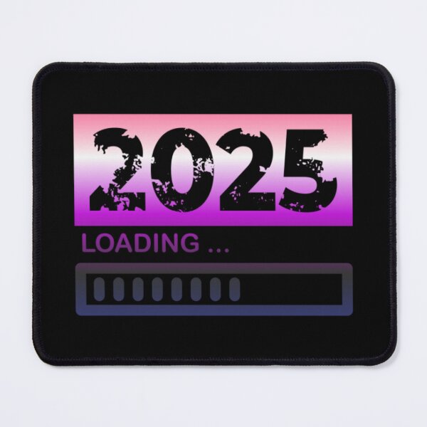 Item preview, 2025 Loading, Genderfluid pride flag graphic, New Year, 2025, New Years Eve, celebration, funny, Countdown, Loading, New You, New Year Resolutions, designed and sold by PrideBeProud.