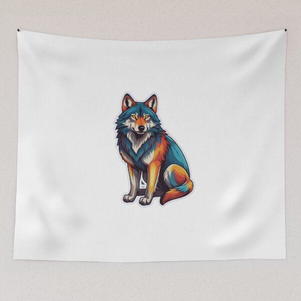 Item preview, Artistic Wolf for Nature Lovers designed and sold by ArtCreator2023.
