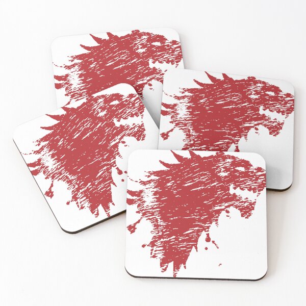 Item preview, wolf silhouette with paint brush effect designed and sold by GravicPopart21.