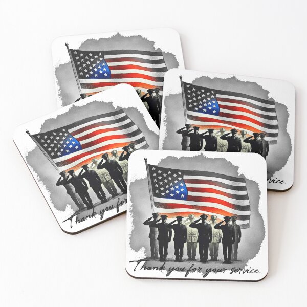 Item preview, Thank you for your service designed and sold by BlackCoralArt.