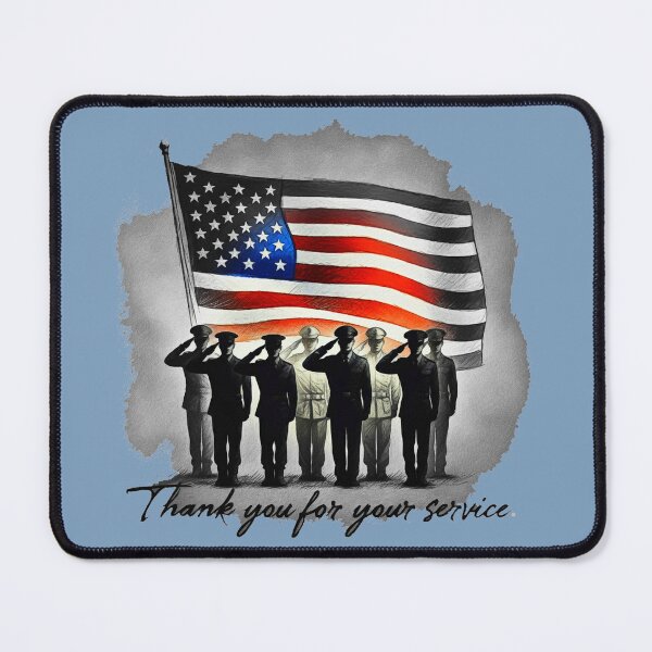 Item preview, Thank you for your service designed and sold by BlackCoralArt.