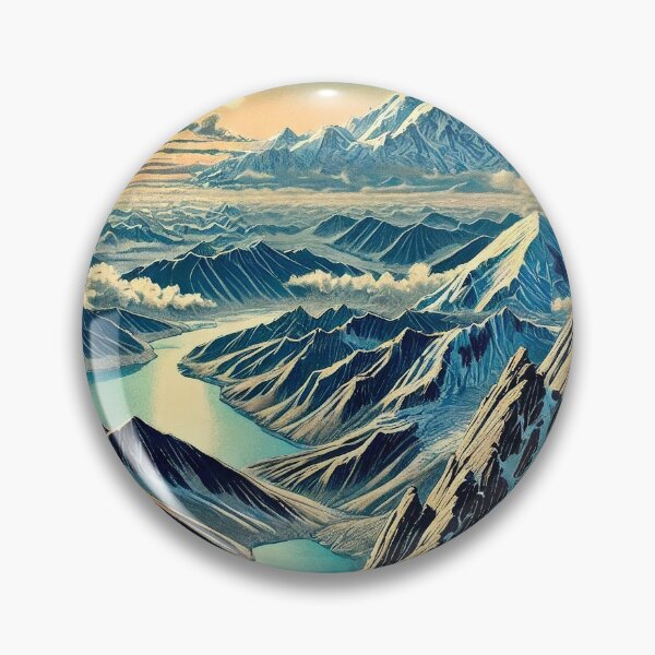 Item preview, The Trek from Katuha - A Contemporary Ukiyo-e Nature Landscape designed and sold by Kijiermono.