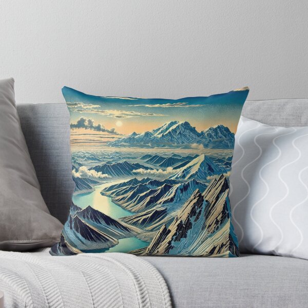 Item preview, The Trek from Katuha - A Contemporary Ukiyo-e Nature Landscape designed and sold by Kijiermono.