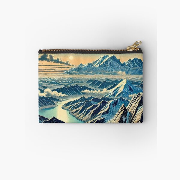 Item preview, The Trek from Katuha - A Contemporary Ukiyo-e Nature Landscape designed and sold by Kijiermono.