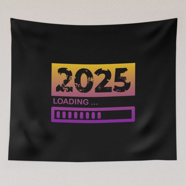 Item preview, 2025 Loading, Intersex pride flag graphic, New Year, 2025, New Years Eve, celebration, funny,  Countdown, Loading, New You, New Year Resolutions,   designed and sold by PrideBeProud.