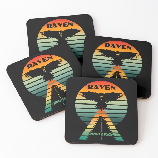 Item preview,  Flying Raven. Retro Raven.Landing Raven. designed and sold by JAGA-ALIME.