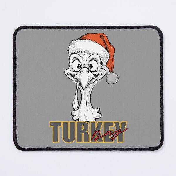Item preview, Funny Thanksgiving, Cartoon Design, Turkey Day Santa Tee designed and sold by Jackie2024.