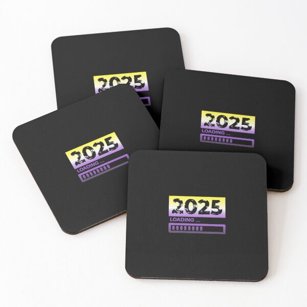 Item preview, 2025 Loading, Nonbinary pride flag graphic, New Year, 2025, New Years Eve, celebration, funny,  Countdown, Loading, New You, New Year Resolutions,   designed and sold by PrideBeProud.