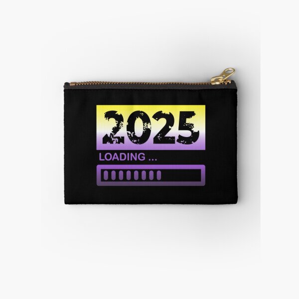 Item preview, 2025 Loading, Nonbinary pride flag graphic, New Year, 2025, New Years Eve, celebration, funny,  Countdown, Loading, New You, New Year Resolutions,   designed and sold by PrideBeProud.