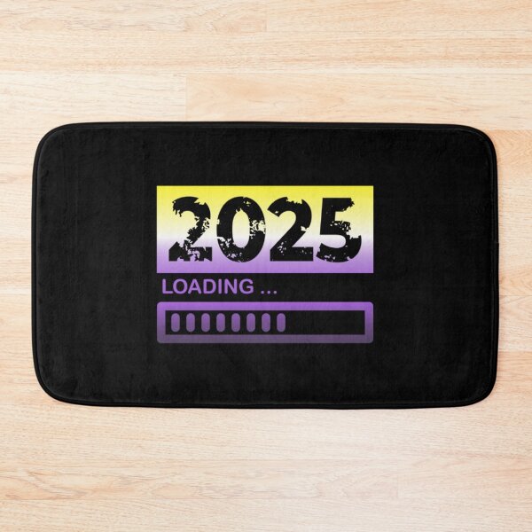 Item preview, 2025 Loading, Nonbinary pride flag graphic, New Year, 2025, New Years Eve, celebration, funny,  Countdown, Loading, New You, New Year Resolutions,   designed and sold by PrideBeProud.