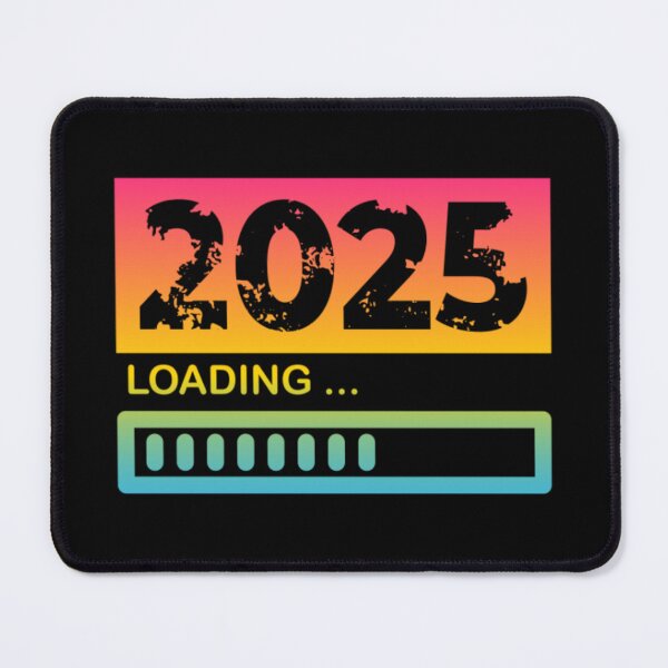 Item preview, 2025 Loading, Pansexual pride flag graphic, New Year, 2025, New Years Eve, celebration, funny, Countdown, Loading, New You, New Year Resolutions, designed and sold by PrideBeProud.