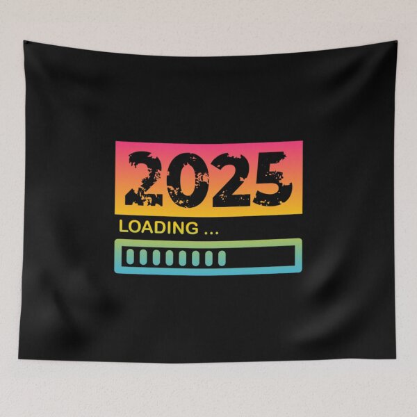 Item preview, 2025 Loading, Pansexual pride flag graphic, New Year, 2025, New Years Eve, celebration, funny,  Countdown, Loading, New You, New Year Resolutions,   designed and sold by PrideBeProud.
