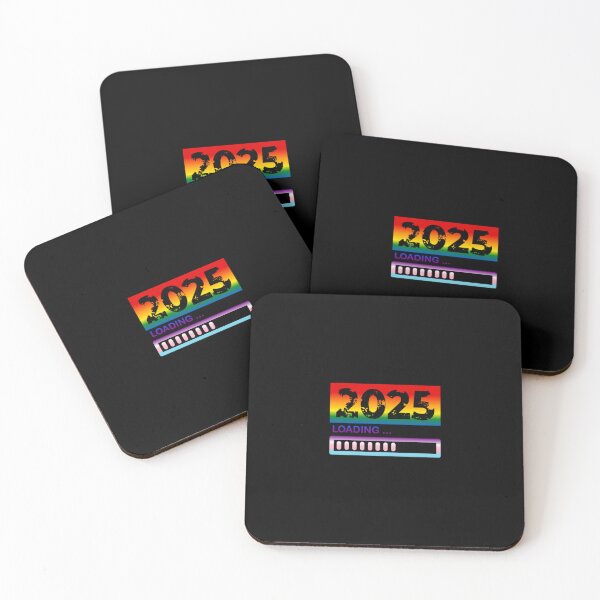 Item preview, 2025 Loading, Progress pride flag graphic, New Year, 2025, New Years Eve, celebration, funny,  Countdown, Loading, New You, New Year Resolutions,   designed and sold by PrideBeProud.