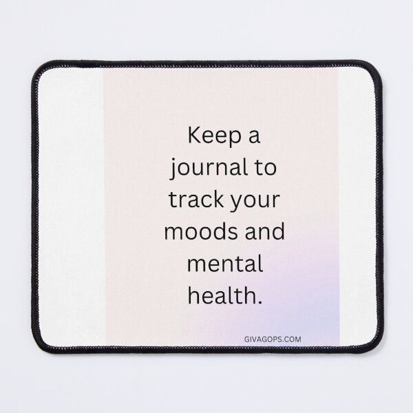 Item preview, Keep a journal to track your moods and mental health. designed and sold by CUTESTUFFnow.