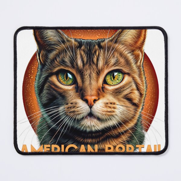 Item preview, Poster Prints T-Shirt Design - Cat Breeds: AMERICAN BOBTAIL CAT designed and sold by ForeverPrintsOK.