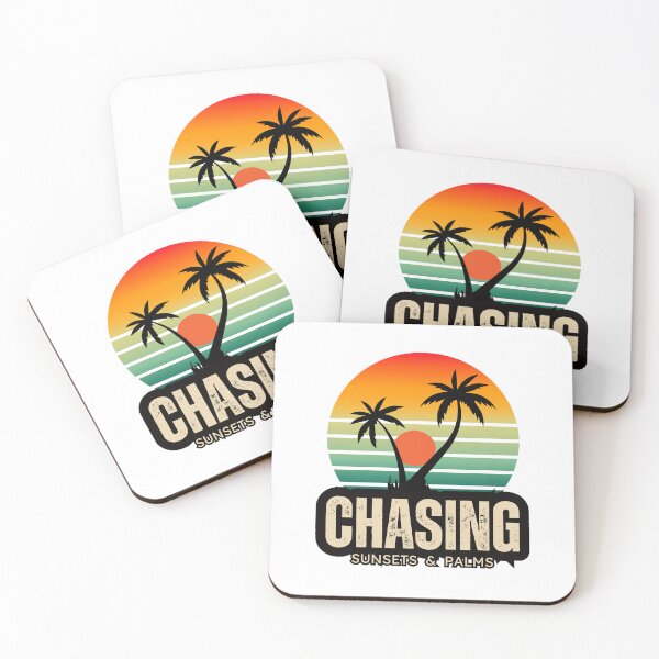 Item preview, beach sunset with palms designed and sold by Jessystile.