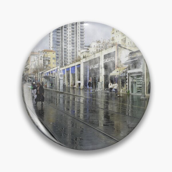 Item preview, La calle Jaffe de Jerusalén después de la lluvia designed and sold by simplyart767.