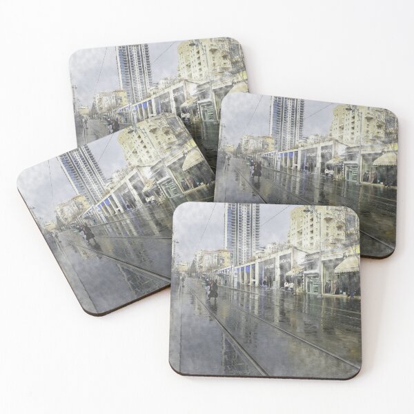 Item preview, Jaffe Road  Jerusalem after the rain  designed and sold by simplyart767.