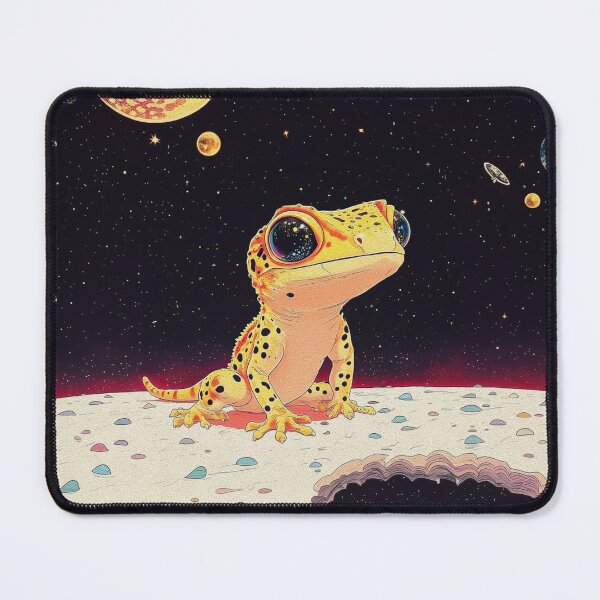 Item preview, Leopard gecko on the verge of falling into a hole designed and sold by GagamellGray.