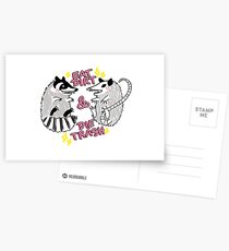Eat Dirt and Die Trash Postcards