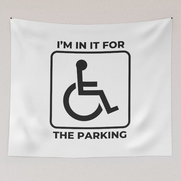 Item preview, In It For The Parking | Amputee Shirt | Handicap designed and sold by allamericanash.