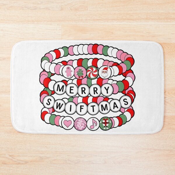 Item preview, Merry Swiftmas, Retro Christmas, Friendship Bracelet designed and sold by SuziLope.
