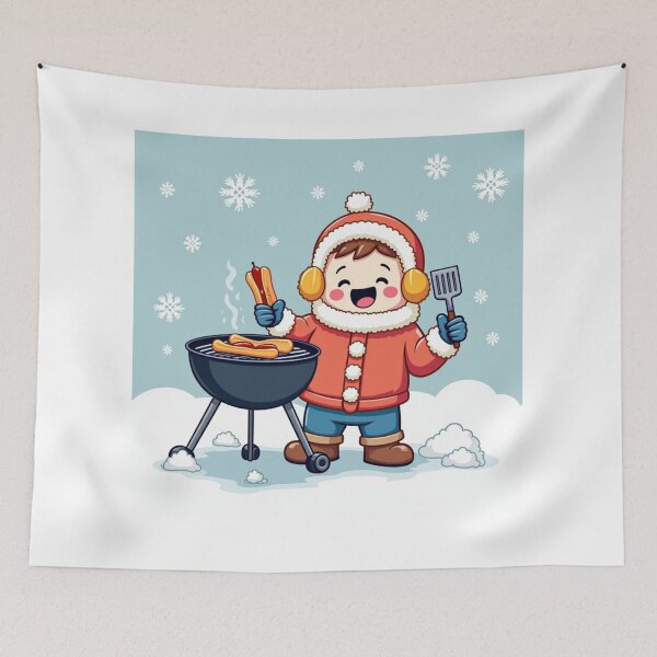 Item preview, Grilling in winters designed and sold by itskrrish.
