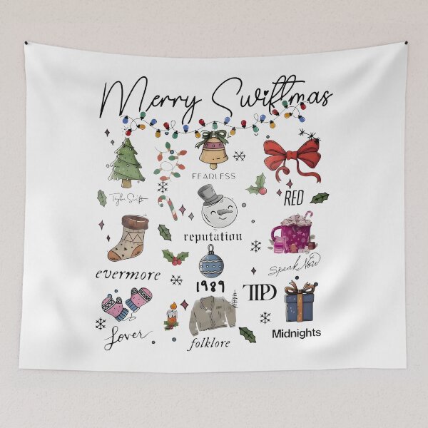 Item preview, Taylor Swift Merry Swiftmas Swiftie Albums designed and sold by SuziLope.