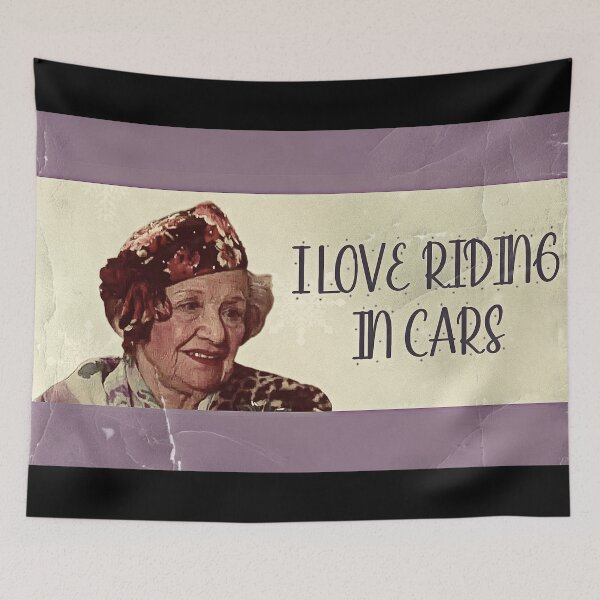 Item preview, I love riding in cars / Vintage Aunt Bethany Christmas Vacation designed and sold by Cuttintees.