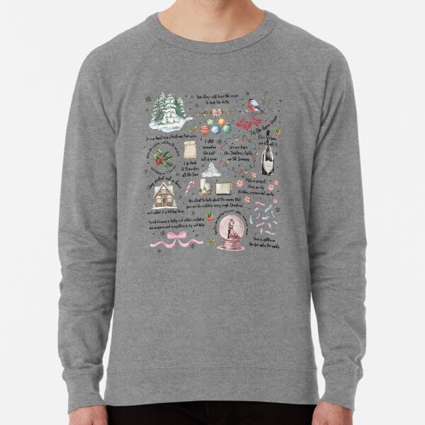 Item preview, Swifties Christmas Sweatshirt, Merry Swiftmas Shirt, Christmas Swifties Song Lyric Shirt designed and sold by SuziLope.
