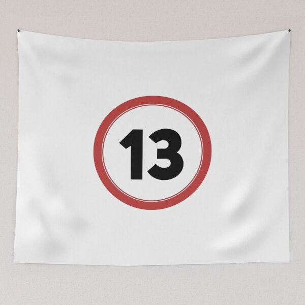 Item preview, Speed limit 13, happy 13th birthday designed and sold by Wolagno.