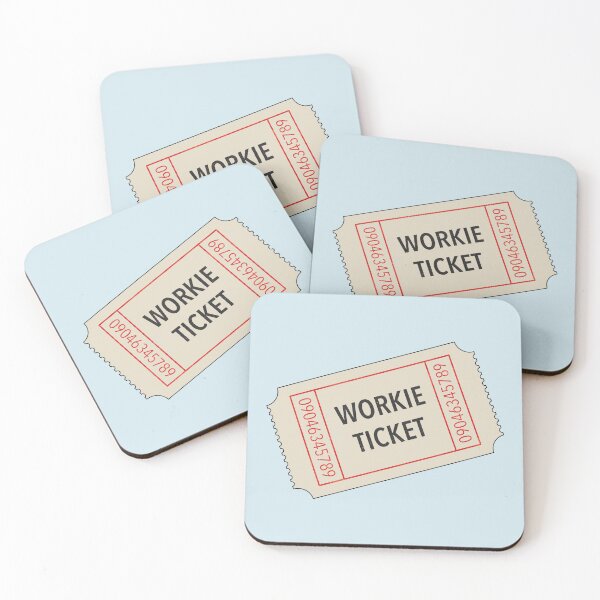 Item preview, Workie Ticket designed and sold by Yorkshire Stuff.