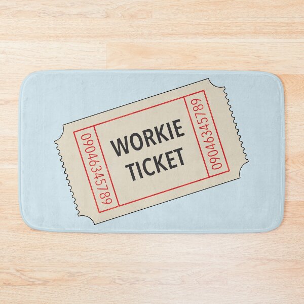 Artikelvorschau, Workie-Ticket entworfen und verkauft von Yorkshire Stuff.