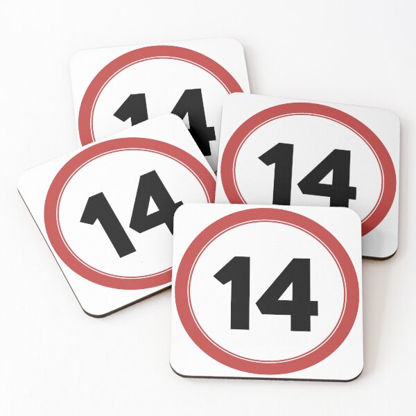 Item preview, Speed limit 14, happy 14th birthday designed and sold by Wolagno.