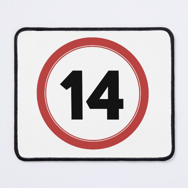 Item preview, Speed limit 14, happy 14th birthday designed and sold by Wolagno.