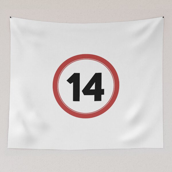 Item preview, Speed limit 14, happy 14th birthday designed and sold by Wolagno.