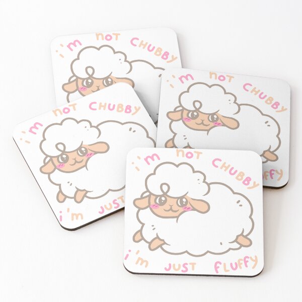Item preview, i'm not chubby, just fluffy designed and sold by neontigerrr.